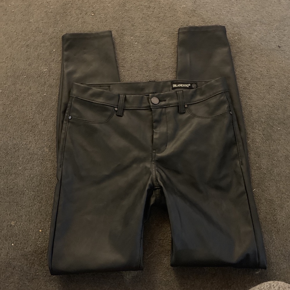BLANK NYC leather pants